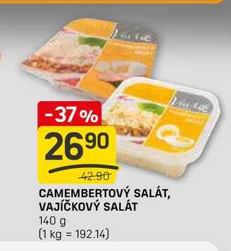 CAMEMBERTOVÝ SALÁT, VAJÍČKOVÝ SALÁT 140 g