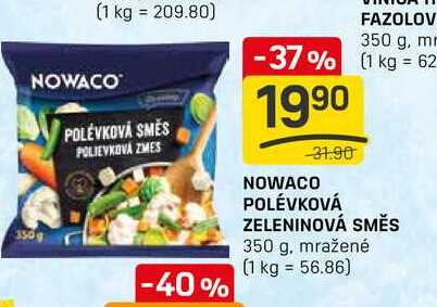 NOWACO POLÉVKOVÁ ZELENINOVÁ SMĚS 350 g