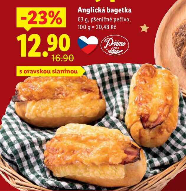 Anglická bagetka, 63 g