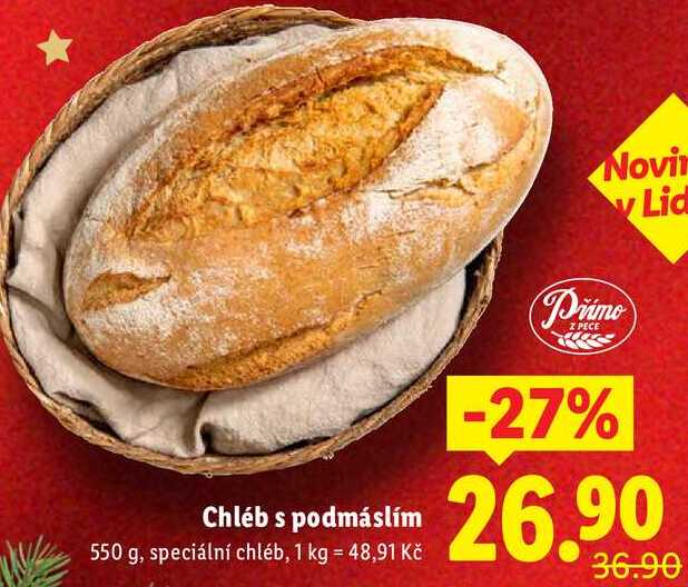 Chléb s podmáslím, 550 g