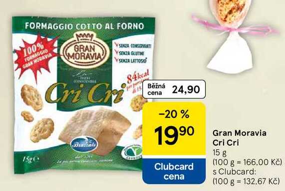 Gran Moravia Cri Cri, 15 g