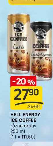 HELL ENERGY ICE COFFEE různé druhy 250 ml 