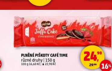 PLNĚNÉ PIŠKOTY CAFÉ TIME, 150 g