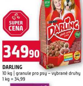 DARLING 10 kg granule pro psy vybrané druhy 