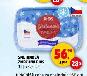 SMETANOVÁ ZMRZLINA RIOS, 1 l