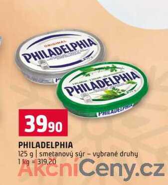 PHILADELPRAY 125 g smetanový sýr vybrané druhy 