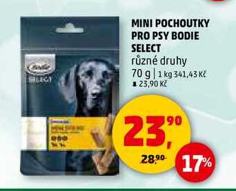 MINI POCHOUTKY PRO PSY BODIE SELECT, 70 g