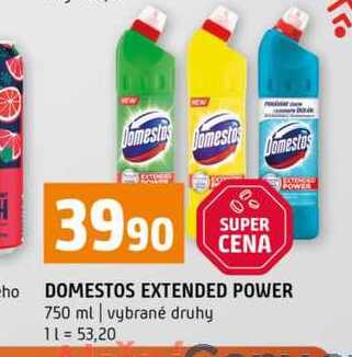 DOMESTOS EXTENDED POWER 750 ml vybrané druhy