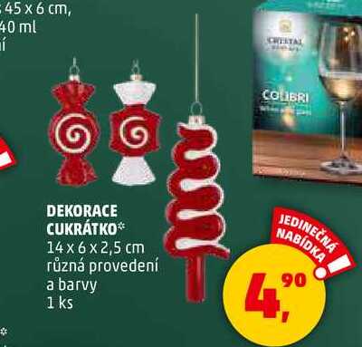 DEKORACE CUKRÁTKO, 1 ks
