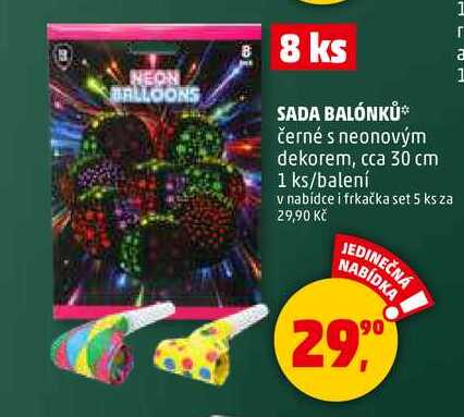 SADA BALÓNKŮ, 1 balení