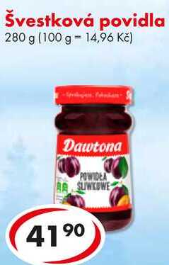 Švestková povidla, 280 g 