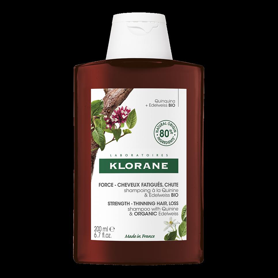 Klorane Šampon chinin a bio protěž alpská 200ml