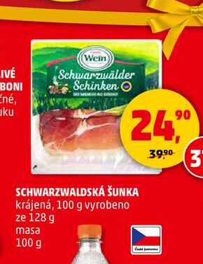 SCHWARZWALDSKÁ ŠUNKA, 100 g