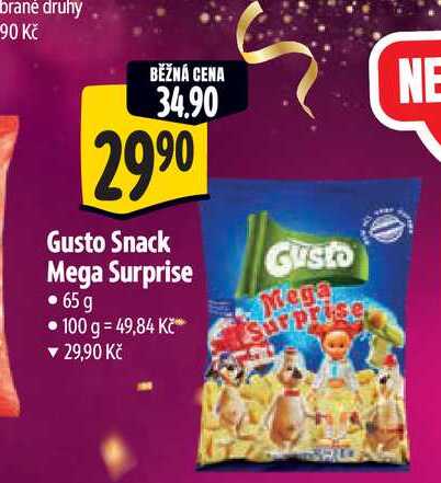   Gusto Snack Mega Surprise 65 g 