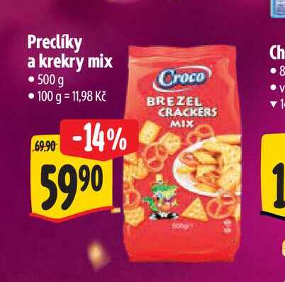 Preclíky a krekry mix 500 g