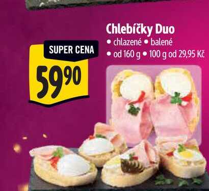   Chlebíčky Duo  160 g