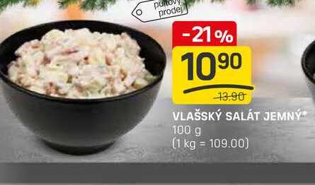 VLAŠSKÝ SALÁT JEMNÝ 100 g 