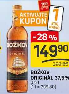 BOŽKOV ORIGINÁL 37,5% 0.5l