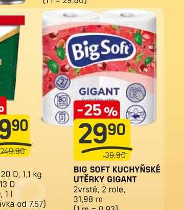 KUCHYŇSKÉ UTĚRKY GIGANT 2vrsté, 2 role