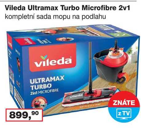 Vileda Ultramax Turbo microfibre 2v1