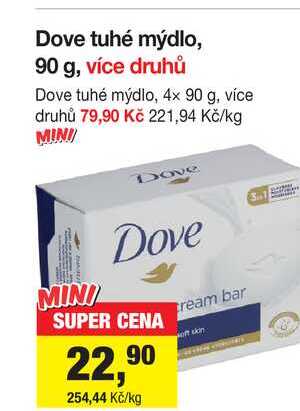 Dove tuhé mýdlo, 90 g