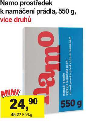 Namo prostředek k namáčení prádla 550 g Šlak