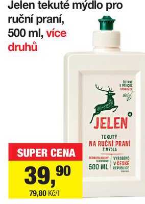 Jelen tekuté mýdlo pro ruční praní, 500 ml