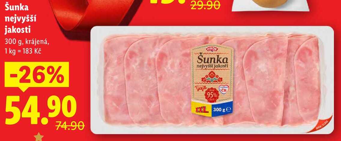 Šunka nejvyšší jakosti, 300 g