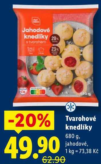 Tvarohové knedlíky, 680 g