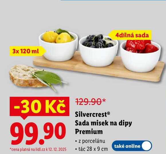 Silvercrest Sada misek na dipy Premium 