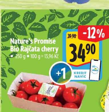 Nature's Promise Bio Rajčata cherry 250 g 