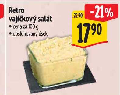 Retro vajíčkový salát  100 g