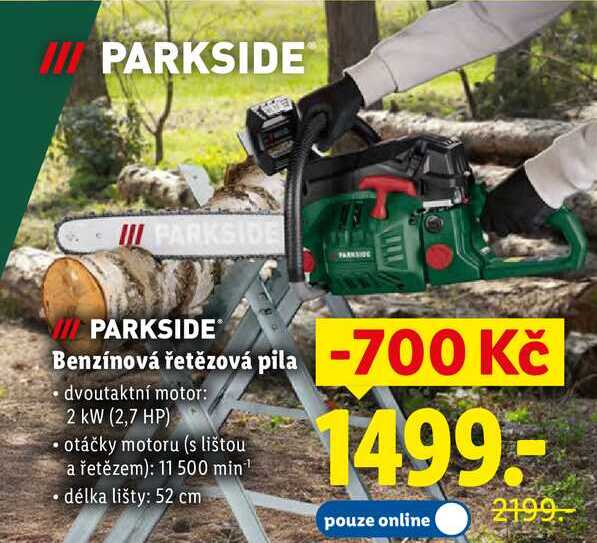 Benzínová řetězová pila 