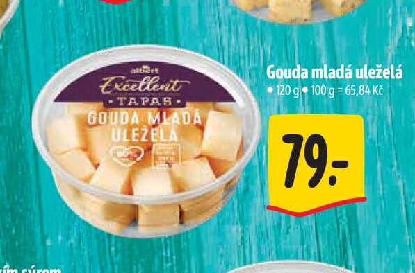 Gouda mladá uleželá 120 g