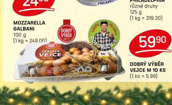 DOBRÝ VÝBĚR VEJCE M 10 KS 