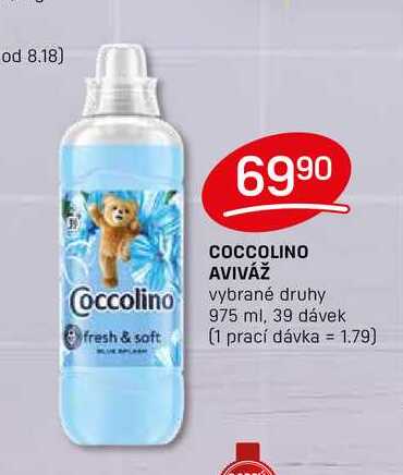 COCCOLINO AVIVÁŽ vybrané druhy 975 ml, 39 dávek 