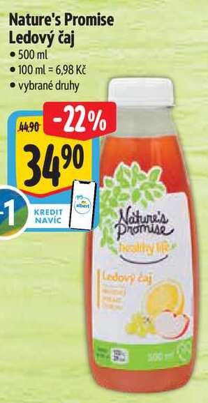 Nature's Promise Ledový čaj, 500 g