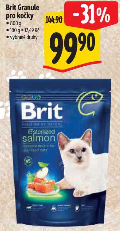 Brit Granule pro kočky, 800 g