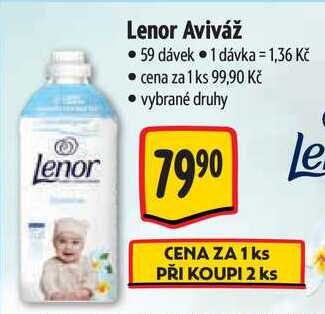 Lenor Aviváž, 59 dávek
