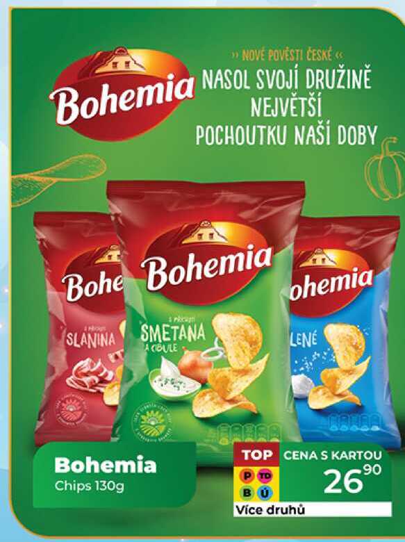 Bohemia Chips 130g 