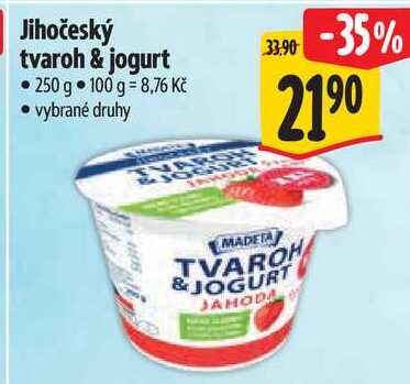 Jihočeský tvaroh & jogurt, 250 g