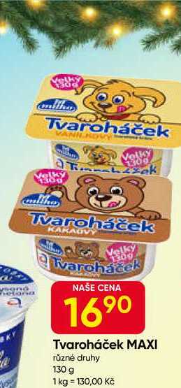 Milko Tvaroháček  XXL 130 g