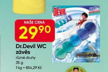 Dr.Devil WC závěs různé druhy 35 g 1