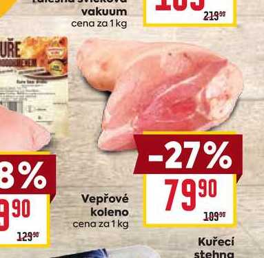 Vepřové koleno cena za 1 kg