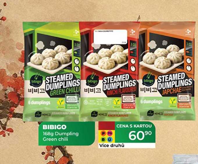 BIBIGO 168g Dumpling Green chili  