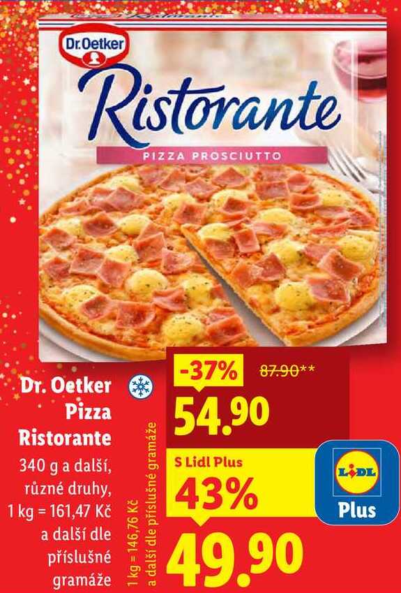 Dr. Oetker Pizza Ristorante, 340 g a další