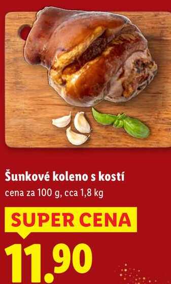 Šunkové koleno s kostí, cena za 100 g