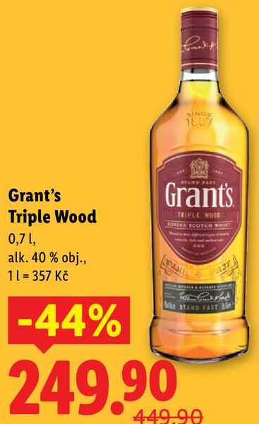 Grant's Triple Wood, 0,7 l