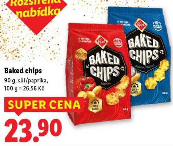 Baked chips, 90 g