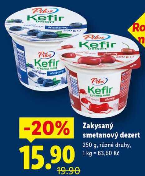 Zakysaný smetanový dezert, 250 g